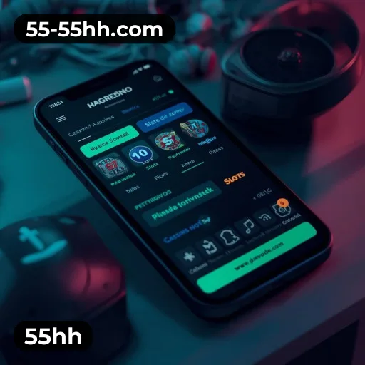 55hh cadastro — tela de formulário no app oficial